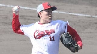 【広島】ドラ２斉藤汰直がシート打撃登板でアピール　ファビアン、モンテロ、秋山から三振