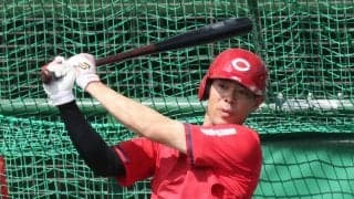 【広島】インフルエンザ明け秋山翔吾がシート打撃で３安打「ありがたかった。有意義な時間」