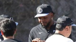 【阪神】投手返しの打球を右手小指に受けたドリス「だいぶよくなったよ」一夜明け軽傷を強調