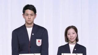 【五輪】日本選手団の解団式　りくりゅうらはオリンピック特別賞、団長賞特別賞を受賞