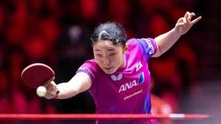 張本美和、存在感高める17歳を中国メディアが警戒「手強いライバル」　大藤沙月との直接対決は「日本の若き才能同士の戦い」【シンガポールスマッシュ】