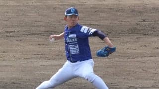 元広島23歳右腕が独立L・徳島で初登板！最速149キロ計測&2回無失点の好救援で社会人の強豪撃破に貢献