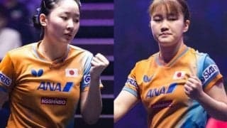 「歴史に残るライバル関係」張本美和、大藤沙月との直接対決に公式も注目　8強入りで世界2位の“日本人キラー”と対戦か【シンガポールスマッシュ】