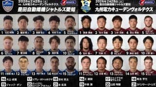 2位浮上のシャトルズ愛知が 瑞穂でキューデンヴォルテクスを迎え撃つ