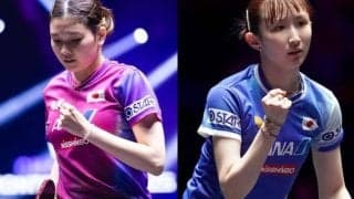 日本女子が中国撃破で8強入りなるか　橋本帆乃香は過去全勝の世界8位と対戦　早田ひなは“サウスポー対決”で初勝利に挑む【シンガポールスマッシュ】