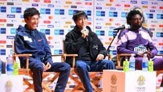 大迫傑　ロス五輪挑戦は？「ちょっとその辺はどうしようかなと。北京の世界陸上もありますし、どっちを走ったらワクワクするか。両軸で」