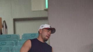 【WBC】菊池雄星が全体練習前にスタンドでランニングメニュー　突然の出来事に報道陣も驚き