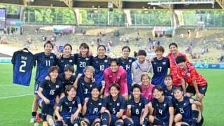 ｢長野風花が190センチくらいある｣女子アジア杯直前なでしこ全員集合写真に“違和感”あり！ 背番号10司令塔が｢いないじゃん…と思ったらw｣｢めっちゃ背高くなってる｣