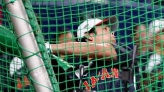 WBCへ大谷翔平が打撃練習、豪快なスタンドインに観客どよめき