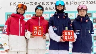 モーグル銀＆銅・堀島行真「祝福の声が力になった」ユニクロドリームプロジェクトでＷ杯開催地・富山の小中学生と交流