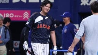 豪快フリー直前…大谷翔平が挨拶した“先輩”　捉えられた再会にネット歓喜「嬉しそう」