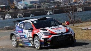 全日本ラリー三河湾：SS2から7連続ベストタイムの新井大輝が勝田範彦に32.0秒差をつけ初日首位