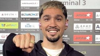 飯村樹輝弥の挑戦を受けるオラスクアガが来日「再び日本に来ることが出来て嬉しい」ＷＢＯ記念リング獲得にも意欲…３・１５横浜ＢＵＮＴＡＩでＶ５戦