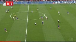 佐野海舟 相手2人を置き去り→密集を切り裂く突破