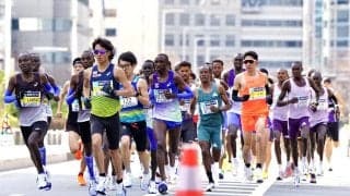 【東京マラソン】「りくりゅうと同じ名前」大きめの黒縁めがね選手の独り旅にネット騒然