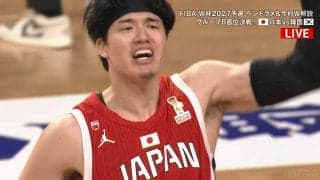 バスケ日本代表、韓国との日韓首位決戦に逆転勝利　激闘を制し混戦グループBの首位堅持　桶谷新体制で初白星　W杯1次予選突破に王手