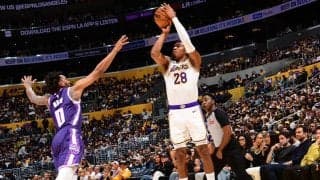 レイカーズがキングスに快勝…戦列復帰の八村塁は2本の3Pを含む8得点