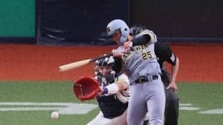 【阪神】ドラ２谷端将伍が対外試合初安打　韓国代表の38歳ベテラン左腕から中前打