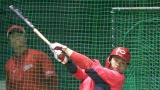 広島・林　居残り４０分間「何度も何度も考えて打ち込みました」　１日の楽天戦で途中交代「悔しかった」