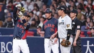 【WBC】２番起用の近藤健介が適時打で存在感　１番で出場の大谷と打順入れ替わり即結果