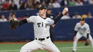 【阪神】新外国人左腕ルーカスが侍相手に来日初登板、自己最速タイ156キロ連発で１回完全
