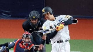 【阪神】ドラ３岡城快生が反撃の一打「うれしいけどホッとせず」試合前には強打者をパシャリ