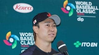 【WBC】高橋宏斗は見た「なんかやってるな」北山亘基が徹夜で考案した「お茶たてポーズ」をPR