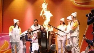 パラリンピックの聖火、イタリア各地から集まってひとつに　6日開幕