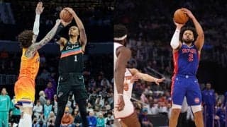 スパーズのウェンバンヤマ、ピストンズのカニングハムが2月の月間最優秀選手賞に選出