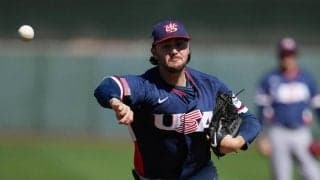 【WBC】米国スキーンズ３回１安打１失点４K「金メダル以上のものはない」確固たる決意表明