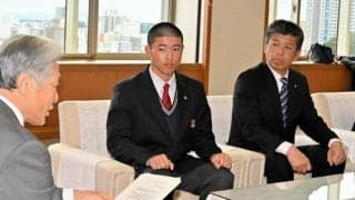 「感動届ける」選抜出場の佐野日大、栃木県知事を表敬訪問　高校野球