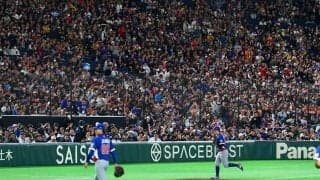 WBCスタンドで発見…話題の美女が「可愛すぎる」　脚だし＆腰フリフリに熱狂「え、いる！」