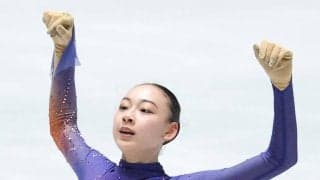 【フィギュアスケート】１６歳・岡万佑子が自己ベストの６９・７７点で２位発進　首位の島田麻央と２・１３点差…世界ジュニア選手権