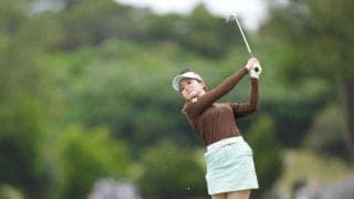 川崎春花　「びっくり」２位発進　前半上々「ガッツボギー」　２年ぶりの６勝目へ安定感追求