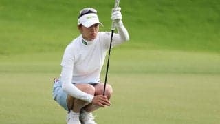 原英莉花の“デビューラウンド”はダボ発進から4連続バーディ締め 「どうなることかと思った」