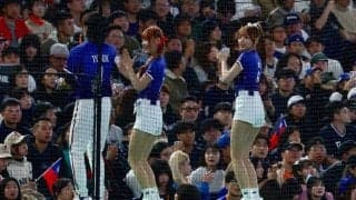 台湾美女軍団の中でも「マジで可愛すぎ」　“親日”金髪チアに視線釘付け「魅力的」