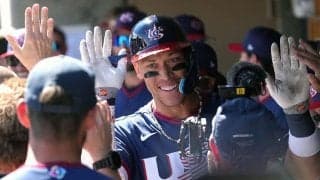 実は米代表にいた大谷の“仲良し”　ジャッジの前で「Yeahh!!」…選手よりも圧倒的存在感