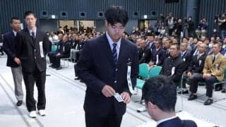 花巻東・古城主将「ごめんの3文字伝えたい」　センバツ抽選会