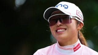 佐久間朱莉が自己ベスト「62」で単独首位に浮上 エース決めた小祝さくら13位で決勝へ