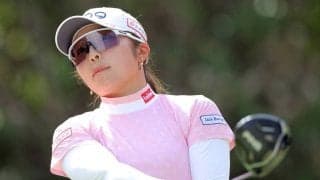 佐久間朱莉が単独首位浮上　永井花奈２位、川崎春花３位　小祝さくらは１３位　女子ゴルフ第２日