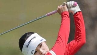 ２５歳人気ゴルファー・政田夢乃が４連続バーディーで８位浮上「いい感じ」　初日トリプルボギーから復活