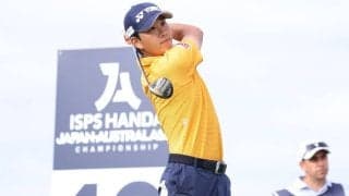 鍋谷太一が1打差3位で週末へ「ロングパットのタッチがいい」