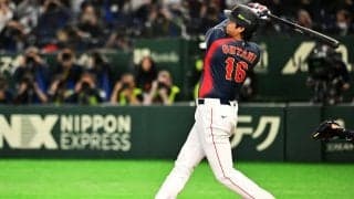 【WBC2026】侍ジャパン、大谷翔平の“188キロ”右翼線二塁打で好機を演出　山本由伸が初回無失点の立ち上がり