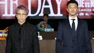 ボクシング両雄が火花　井上尚弥「格の違い見せる」中谷潤人「最強の名称をいただきたい」…５・２東京ドーム決戦発表会見に報道陣約２００人