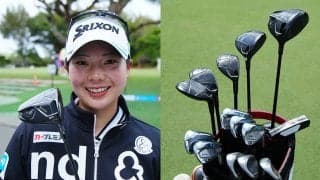 菅楓華のクラブ選びは「顔が命」ドライバーは小ぶり、アイアンは大きめが好き