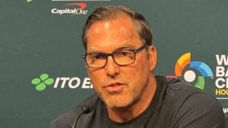 大谷翔平の「満塁弾を見たよ」　米国監督も食い気味で反応…思わず漏れた「ハハハ」