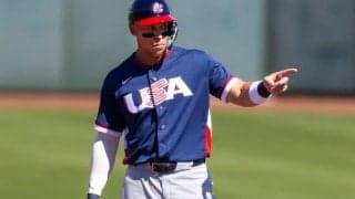 米国代表ジャッジ、WBC初打席で先制2ラン！　大谷に負けじと豪快弾…西武右腕を粉砕