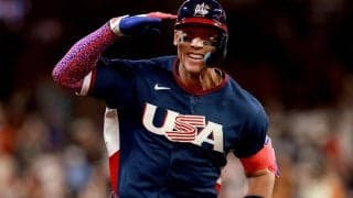 「大谷が打てばジャッジが打つ」日米スターの“競演”が「漫画すぎて」　米国代表主将の豪快弾に「かっこ良すぎる」【WBC】