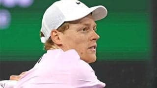  シナー 圧勝で2年ぶり初戦突破 