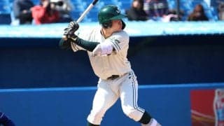 プロ注目の長距離砲がバックスクリーン弾も｢今の時点では厳しい｣、ソフトバンクドラ5ルーキーの後輩はさらなるアピール誓う【スポニチ大会】